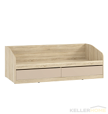 НМ 041.50 Кровать ("Акварель", Капучино, Дуб Сонома)
